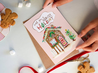 Warm & Cozy Gingerbread Holiday Card from Jean Choe Art & Design - Other Retail & Shop Fitting