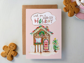 Warm & Cozy Gingerbread Holiday Card from Jean Choe Art & Design - Other Retail & Shop Fitting