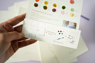 Watercolor Fun Kit: Houseplants – DIY Art Set with Pre - Outlined Pages from Jean Choe Art & Design - Kits