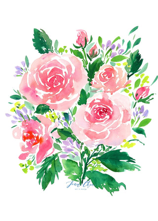 watercolor - jean - choe - art - design - licensing - florals - flowers - botanicals from Jean Choe Art & Design - 