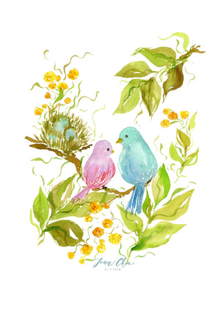 watercolor - jean - choe - art - design - licensing - whimsical - animals - woodland from Jean Choe Art & Design - 