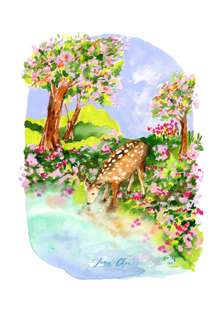 watercolor - jean - choe - art - design - licensing - whimsical - animals - woodland from Jean Choe Art & Design - 