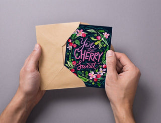 You Are Cherry Sweet Greeting Card from Jean Choe Art & Design - Other Baby