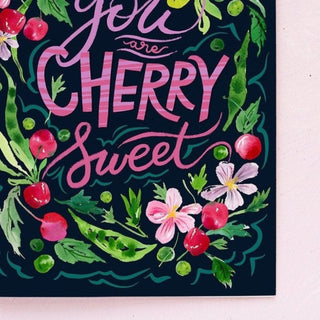 You Are Cherry Sweet Greeting Card from Jean Choe Art & Design - Other Baby